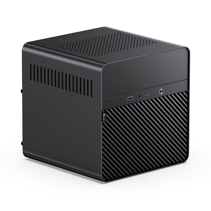 Boitier PC Mini ITX Ultra Compact Aluminium Noir - Sans Marque