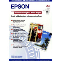 EPSON PREMIUM semi brillant photo papier inkjet 251g/m2 A3 20 feuilles pack de 1