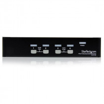 STARTECH StarTech.com Commutateur KVM 4 Ports VGA USB, Montage en Rack - Switch KVM - 1920x1440