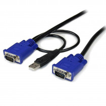 STARTECH Cordon KVM VGA/USB 2-en-1 - 3 mètres