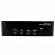 STARTECH Commutateur KVM DVI/VGA USB - pour 4 Ordinateurs avec Audio et 2 écrans DVI/VGA