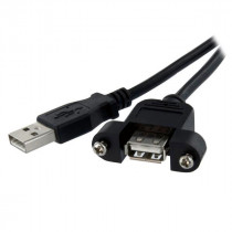 STARTECH Câble USB Montage sur Panneau A Femelle vers A Mâle
