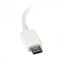STARTECH WHITE MICRO USB MALE TO USB