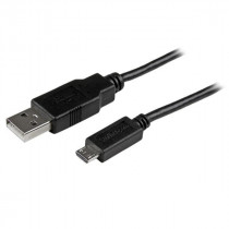 STARTECH Câble de charge / synchronisation mobile USB A vers Micro B mince de 0,5m