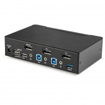 STARTECH KVM switch écran clavier souris USB à 2 ports DisplayPort 4K 60 Hz