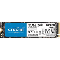 CRUCIAL P2 2000GB 3D NVMe PCIe M.2 SSD