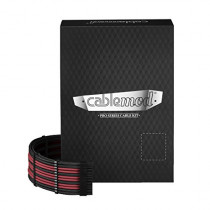 CableMod C-Series PRO ModMesh Cable Kit pour Corsair AXi/HXi/RM (Yellow Label) - schwarz/blutrot