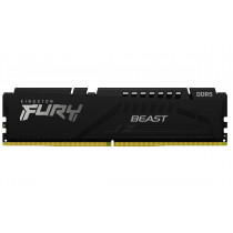 KINGSTON KINGSTON 16Go 6400MT/s DDR5 CL32 DIMM FURY Beast Black EXPO - La mémoire DDR5 de Kingston FURY™ Beast offre des performances de pointe pour les plateformes gaming de nouvelle génération. Avec une vitesse de démarrage de 4 800 MT/s, l’ECC s