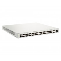 DLINK Nuclias Switch 52xGE-ports PoE+  Nuclias Switch 52xGE-ports PoE+ Smart Managed incl 4x1G Combo 370Ww/1Yr Lic
