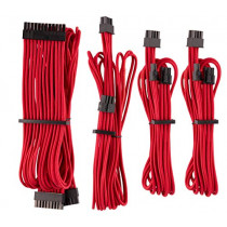 CORSAIR Premium Sleeved Kabel-Set (Gen 4) - rouge