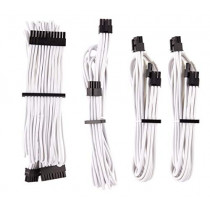 CORSAIR Premium Sleeved Kabel-Set (Gen 4) - blanc