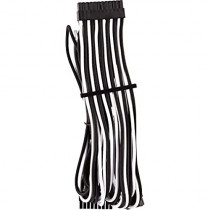 CORSAIR Premium Sleeved 24-Pin-ATX-Kabel (Gen 4) - weiß/schwarz