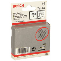 Bosch Professional Bosch 1609200389 Agrafe à dos étroit Type 55 résinée 6 x 1,08 x 19 mm 1000 pièces