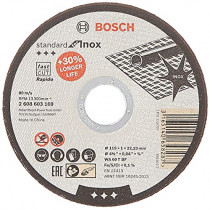 Bosch Professional Disque à tronçonner Standard pour Inox - Rapido