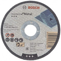 Bosch Professional Bosch 2608603164 Disque Ã  tronÃ§onner Ã  moyeu plat standard for metal A 30 S BF 115 mm 22,23 mm 2,5 mm