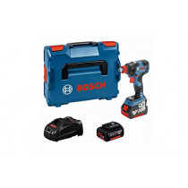 Bosch Professional 06019G4201 18V System Boulonneuse sans-fil GDX 18V–200 C (Couple Maxi : 200 Nm, avec 2 Batteries 5,0 Ah, dans une L-BOXX)