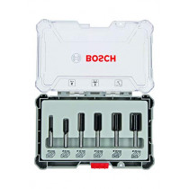 Bosch Professional Jeu de fraises droites 6 pièces