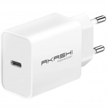 Akashi Chargeur secteur intelligent 3A USB-C 20W Blanc
