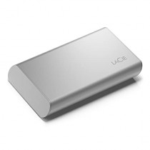 LaCie Portable 1To SSD  Portable SSD USB-C 1To external portable SSD inc rescue service Moon Silver