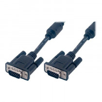 MCL Samar Samar Câble S-VGA HD15 mâle / mâle surblindé 3 coax + 9 fils - 50m Noir