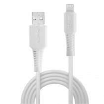 Lindy 0.5m USB to Lightning Cable white Charge and sync Cable for iPhone iPad & iPod