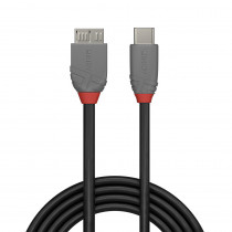 Lindy 1m USB 3.2 Type C to Micro-B Cable Anthra Line
