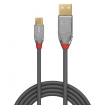 Lindy 3m USB 2.0 Type A/Micro-B Cable Cromo Line 480Mbit/s