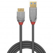 Lindy 2m USB 3.0 Type A/Micro-B Cable Cromo Line 5Gbit/s