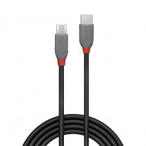 Lindy Câble USB 2.0 Type C vers Micro-B Anthra Line 0.5m