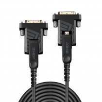 Lindy 20m Fibre Optic Hybrid Micro-HDMI 18G Cable with Detachable HDMI & DVI Connectors