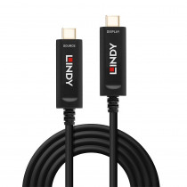 Lindy Câble Hybride Fibre Optique USB Type C Vidéo (5 m)