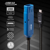 Lindy Lindy 5m USB 3.2 Gen 1 C/A Active Extension Pro