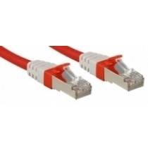 Lindy S/FTP Cat.6A Cable Red 5m LSOH incl. Testprotocol