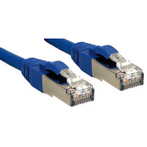 Lindy S/FTP Cat.6 Cable Blue 0.3m LSOH incl. Testprotocol