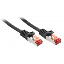 Lindy Basic Cat.6 S/FTP Cable Black 7.5m Patch Cable