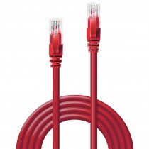 Lindy Cat.6 UTP Cable Red 5m