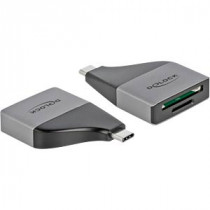DeLock Lecteur de carte USB Type-C™ pour cartes mémoire SD, MMC,