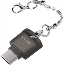 LOGILINK Lecteur de carte, externe, USB 2.0, Type-C, microSD