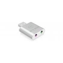 ICY BOX Adaptateur USB – casque et microphone