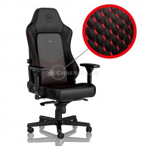 Noblechairs chic chaises en cuir HERO Chaise de jeu - Noir / Rouge
