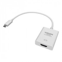 GENERIQUE Vision TC-USBCHDMI Adaptateur vidéo externe USB-C 3.1 HDMI blanc