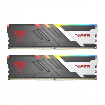 PATRIOT Kit Barrettes mémoire 64Go (2x32Go) DIMM DDR5  Viper Venom RGB  5200MHz (Noir)