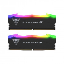 PATRIOT Kit Barrettes mémoire 32Go (2x16Go) DIMM DDR5  Viper Xtreme 5 RGB  7600MHz (Noir)