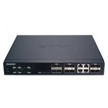 QNAP QSW-M1204-4C Managed Switch 12P  QSW-M1204-4C Managed Switch 12 port of 10GbE port speed 8 port SFP+ 4 port SFP+/ NBASE-T