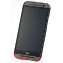 HTC Coque Rigide Double Dip HC C940 Gris/Rouge One M8