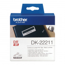 BROTHER DK-22211 Ruban continu film Noir/Blanc