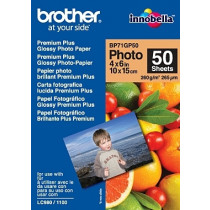 BROTHER Papier photo brillant 10 x 15 cm, 260 g/m2 (BP71GP50)