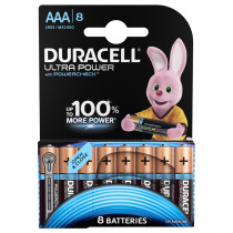Duracell Pack de 8 piles Alcaline  Ultra Power type AAA 1,5V (LR03)