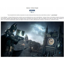 Warner Bros. Games Batman : Arkham Knight (Xbox One)