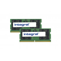 INTEGRAL 64GB (2x32GB) LAPTOP RAM MODULE SODIMM KIT DDR5 4800MHZ PC5-38400 UNBUFFERED NON-ECC 1.1V 2GX8 CL40